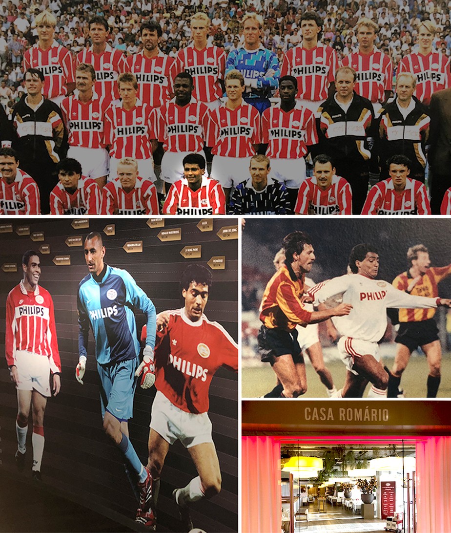 30 anos depois, Romário ainda é rei na Holanda e destaque no museu do PSV | futebol internacional | ge