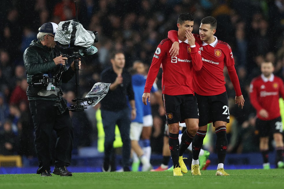 Cristiano Ronaldo e Diogo Dalot jogaram juntos no Manchester United