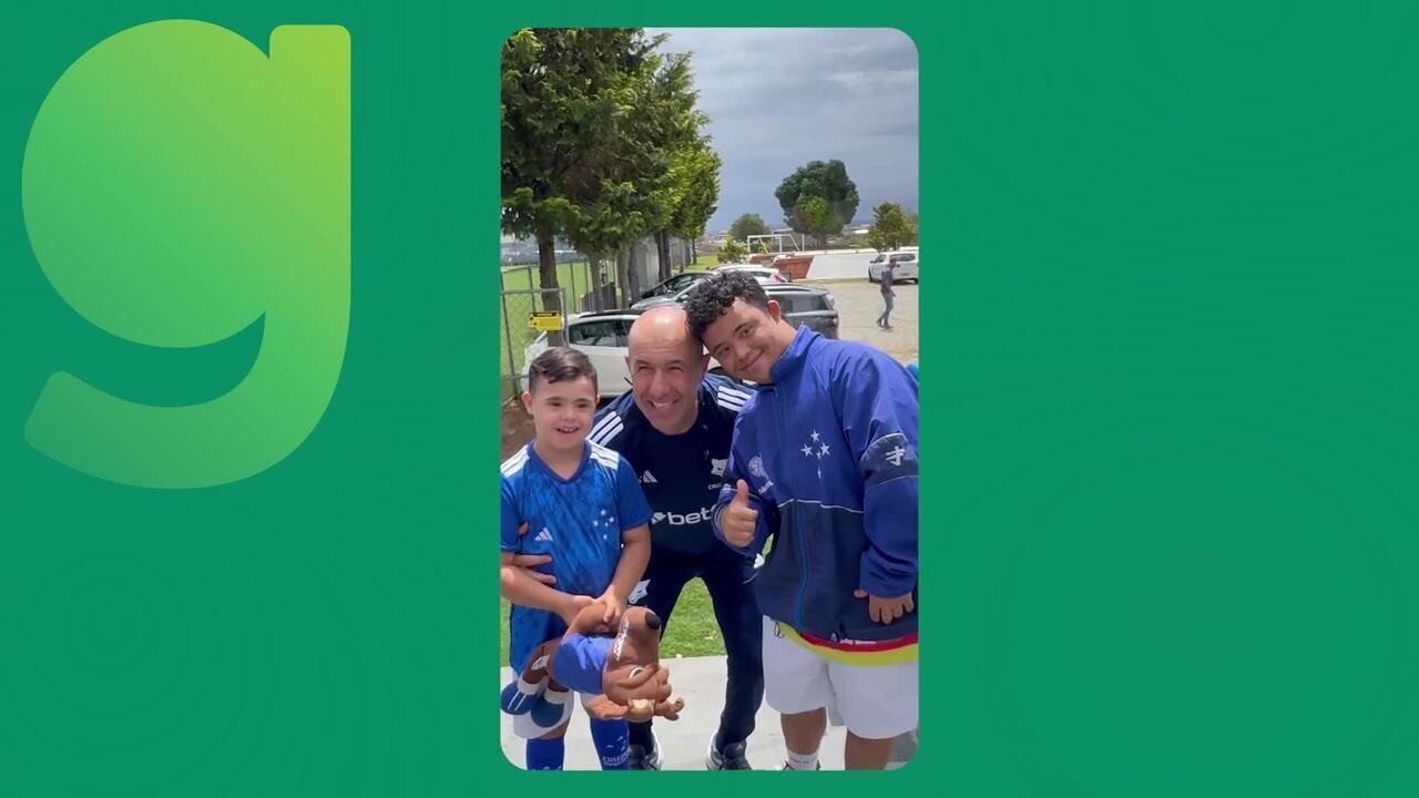 Cruzeiro abre a toca para torcedores-mirins no Dia Internacional da Síndrome de Down