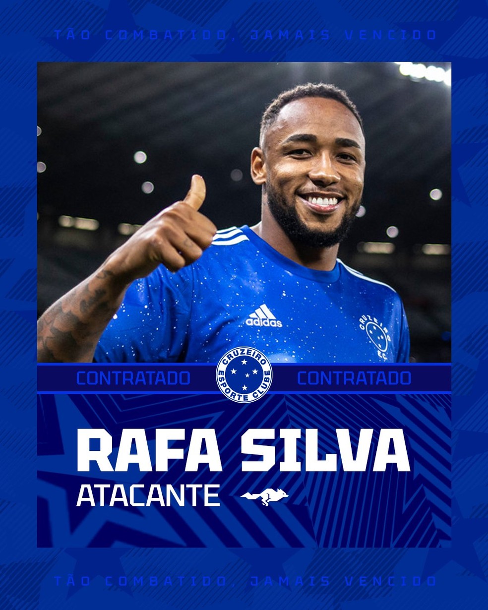 Cruzeiro anuncia retorno de Rafa Silva — Foto: Divulgação/Cruzeiro