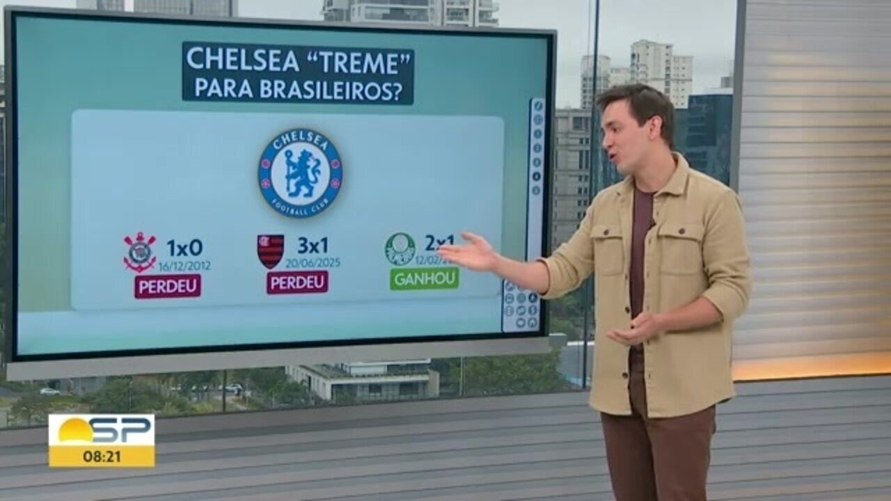 Meia do Chelsea destaca qualidade do futebol sul-americano e respeito ao Palmeiras.