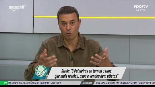 "Hoje o Palmeiras é a academia de talentos", ressalta Rizek - Programa: Seleção sportv 