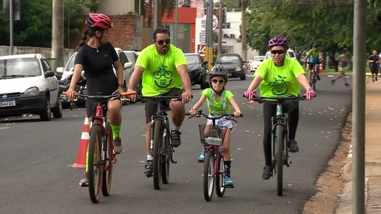 Vem de Bike reúne famílias e fecha Circuito Verde - Foto: (TV Fronteira/Reprodução)
