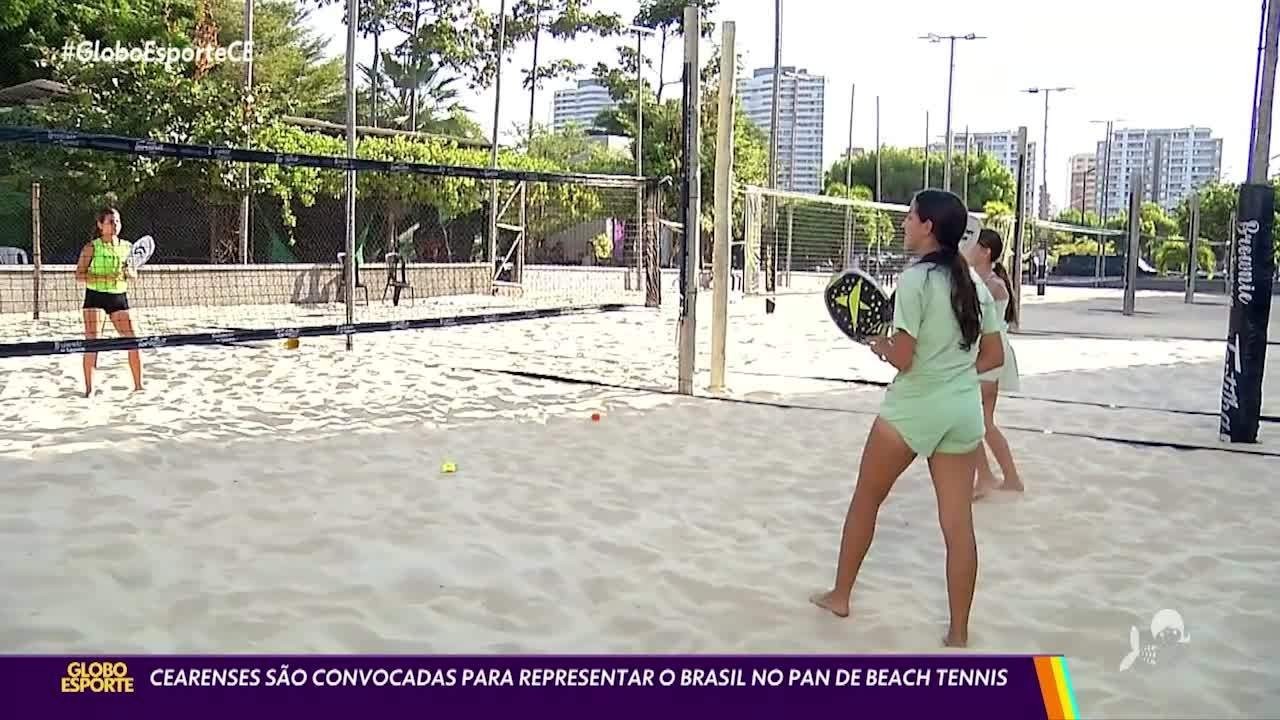 Cearense é convocada para representar o Brasil no beach tennis em Aruba