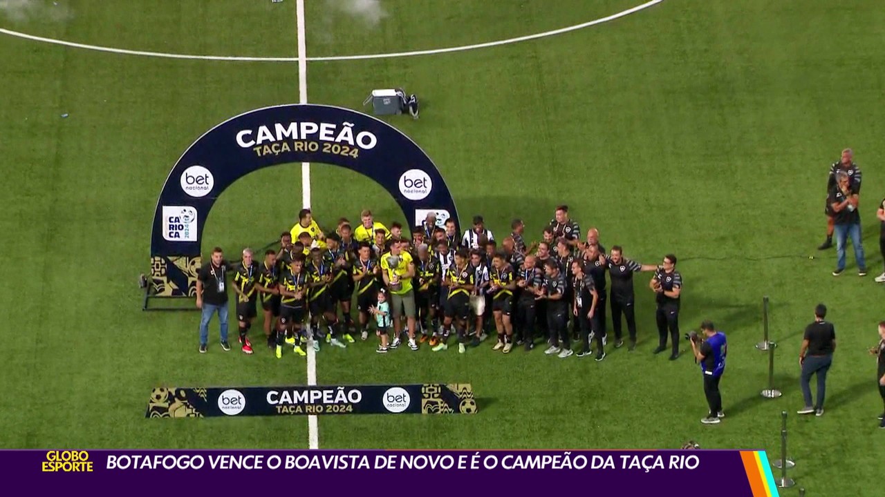 Botafogo vence o Boavista de novo e é o campeão da Taça Rio