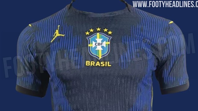 Imagens do segundo uniforme que o Brasil utilizará na Copa do Mundo de 2026