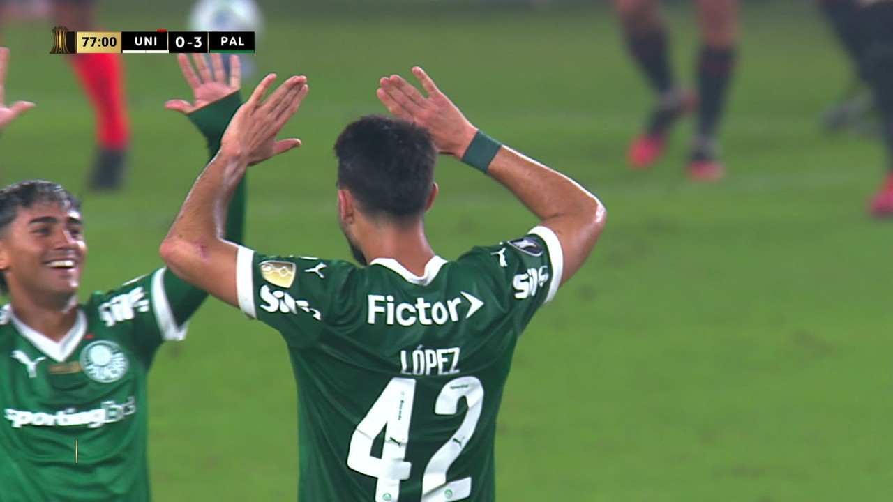 Brilho de Vitor Roque e Flaco em Vitória do Palmeiras na Libertadores