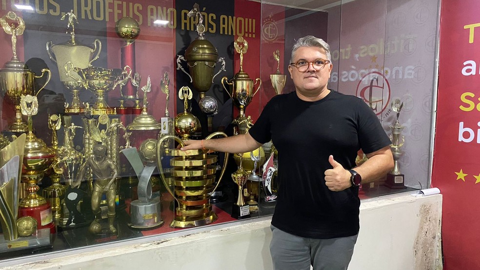 Lênin Correia, presidente eleito do Campinense — Foto: Isaac Falcão / Campinense