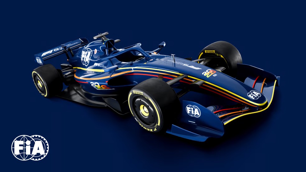 FIA divulga como deve ser o novo carro da F1 em 2026 — Foto: FIA