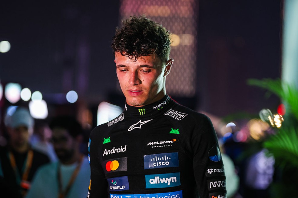 Lando Norris após o GP da Arábia Saudita da F1 2025 — Foto: Kym Illman/Getty Images