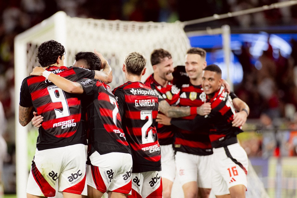 Flamengo teve atuao perfeita contra o Vitria  Foto: Adriano Fontes/Flamengo