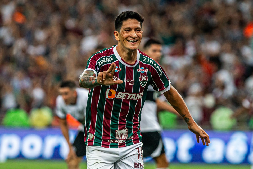 Fluminense x Olimpia gol Cano — Foto: Marcelo Gonçalves/Fluminense