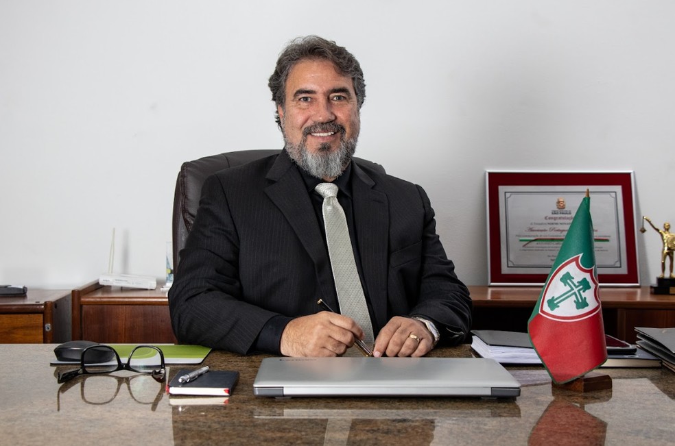 Antônio Carlos Castanheira, presidente da Portuguesa — Foto: Divulgação/Portuguesa
