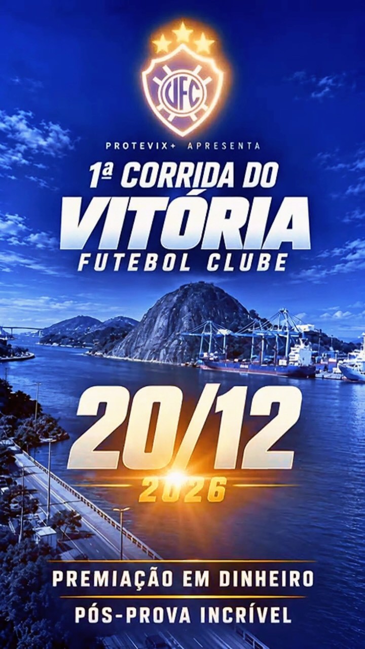 Primeira corrida de rua oficial do Vitória-ES acontece em dezembro