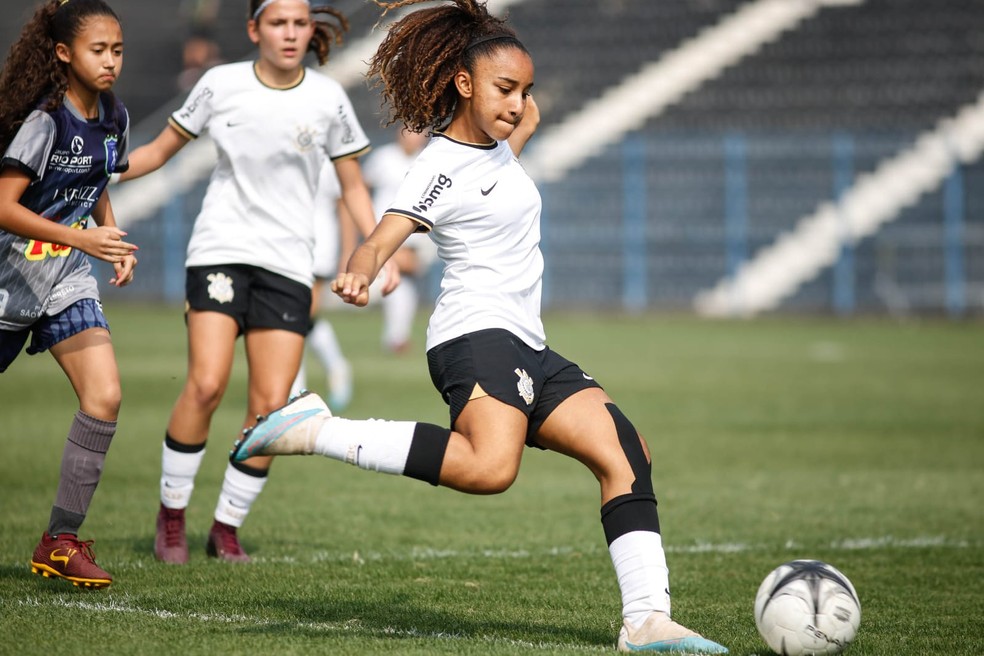 Jovem zagueira é atleta das categorias de base do Corinthians desde janeiro — Foto: Arquivo pessoal