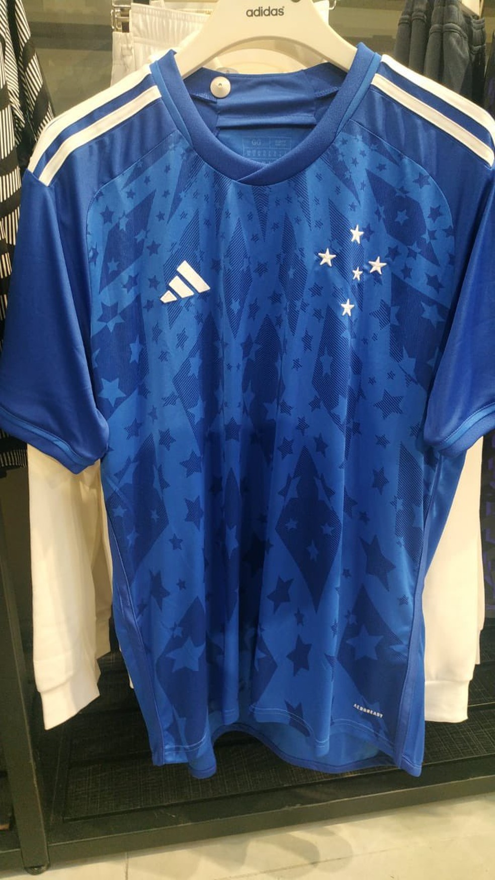 Imagem da suposta nova camisa do Cruzeiro — Foto: Redes Sociais