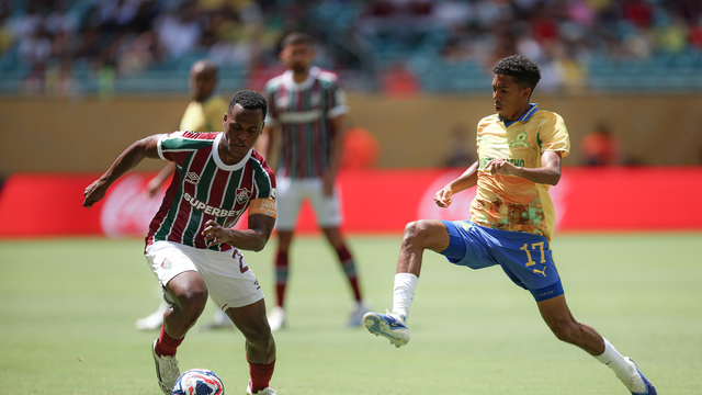 Arias em Mamelodi x Fluminense
