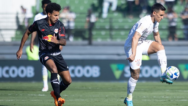 Matías Rojas durante jogo do Corinthians contra o Bragantino