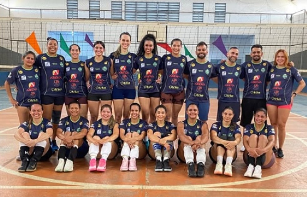 AVQ-AC sofreu duas derrotas nos dois primeiros jogos da Superliga C de Vôlei Feminino - Etapa Norte — Foto: Reprodução/Instagram AVQ-AC