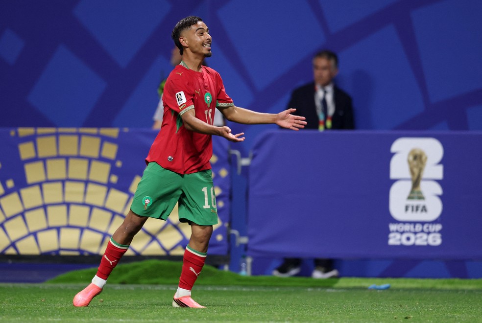 Campeão do Mundo sub-20, Yassine estreia por Marrocos na Copa do Mundo — Foto: Reuters