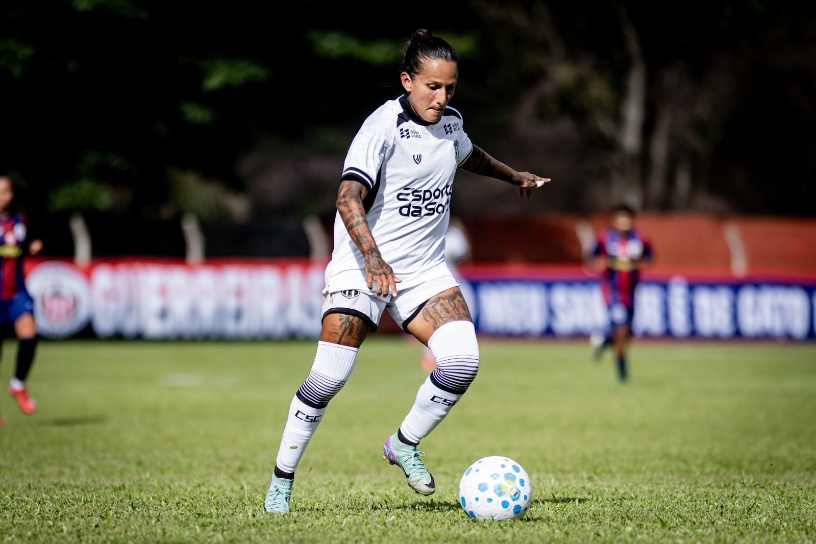 Jogadoras do Ceará feminino em treino de preparação para a Copa Maria Bonita