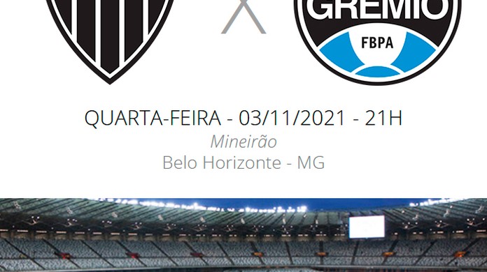 Atlético-MG x Grêmio - AO VIVO - 03/11/2021 - Campeonato Brasileiro 