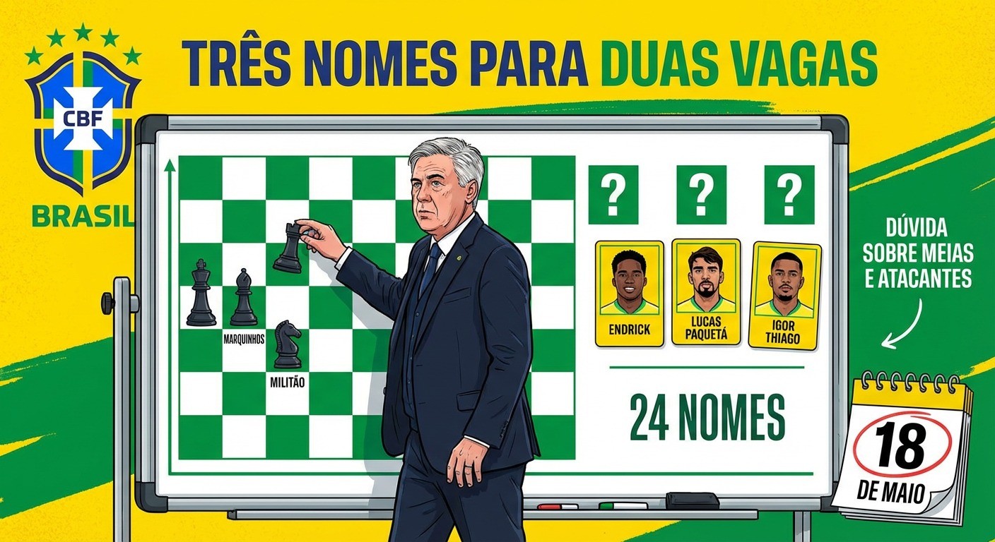 Ancelotti deixa Data Fifa com definição na zaga e dúvida sobre meias e atacantes