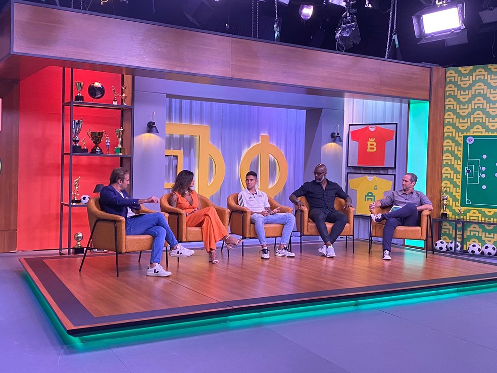 Rodrigo Nestor é o convidado do Programa Boleiragem — Foto: Yago Rudá