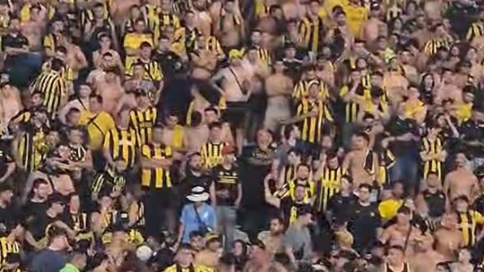 Torcedor do Pearol faz gesto racista em jogo contra o Botafogo no Nilton Santos