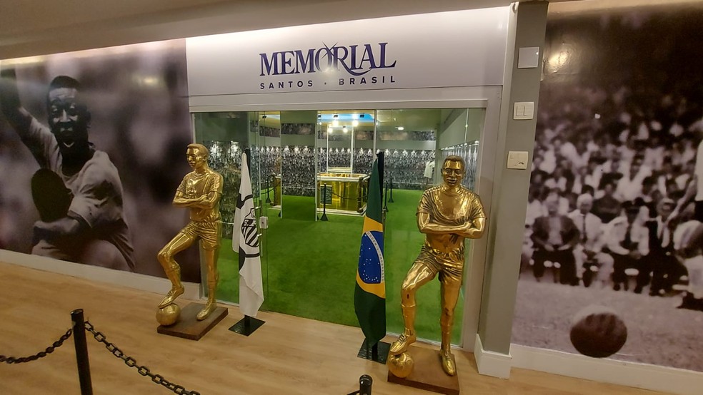 Mausol&eacute;u do Rei Pel&eacute;, em Santos &mdash; Foto: Bruno Gutierrez