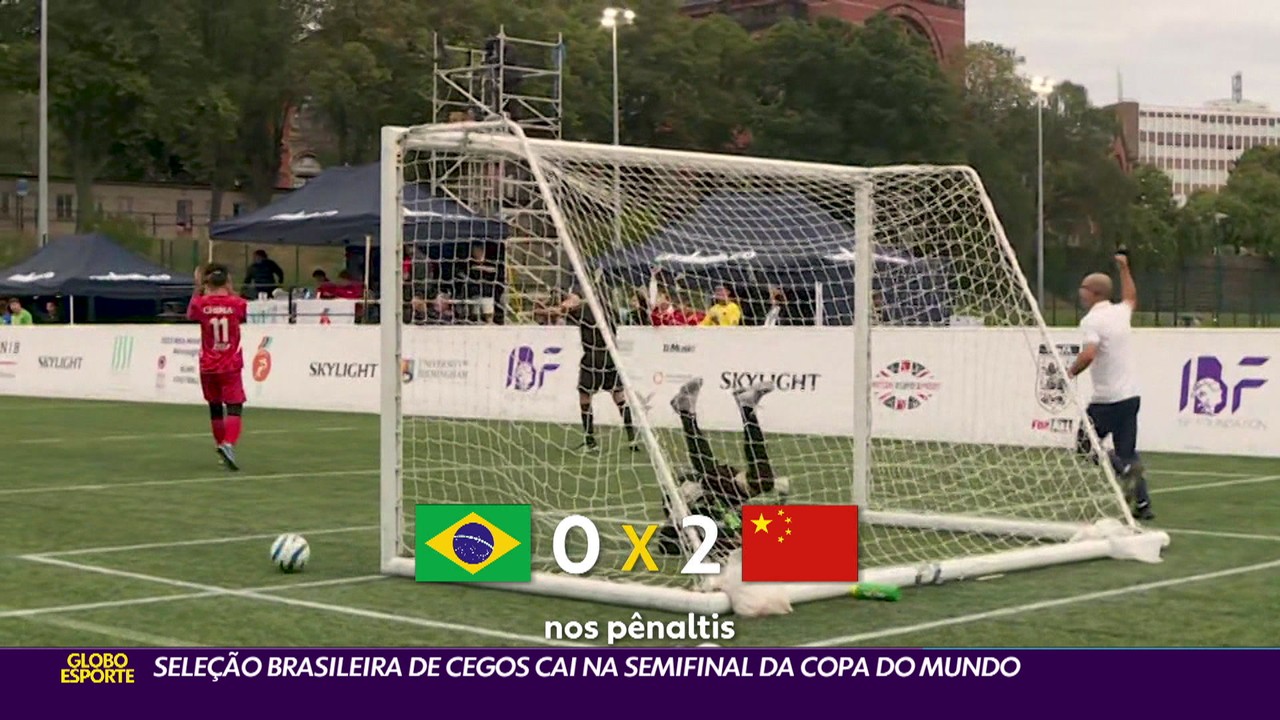 Seleção Brasileira de cegos cai na semifinal da Copa do Mundo