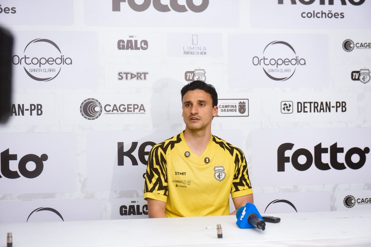 Entenda: Guilherme Mantuan comenta volta ao futebol paraibano e mira título da Copa Paraíba pelo Treze