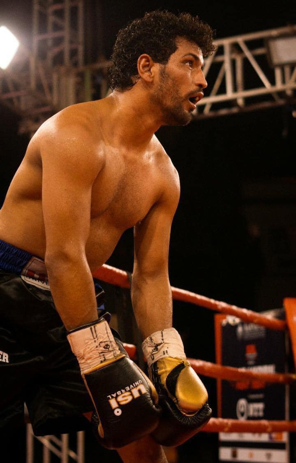 Neeraj Goyat, boxeador indiano — Foto: Divulgação/Facebook