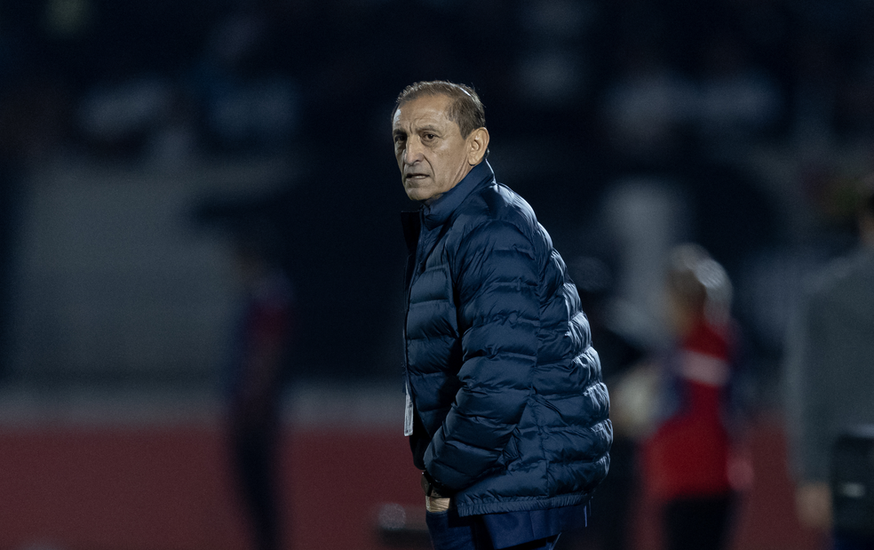 Ramón Díaz em Bragantino x Corinthians — Foto: Rodrigo Coca/Ag Corinthians