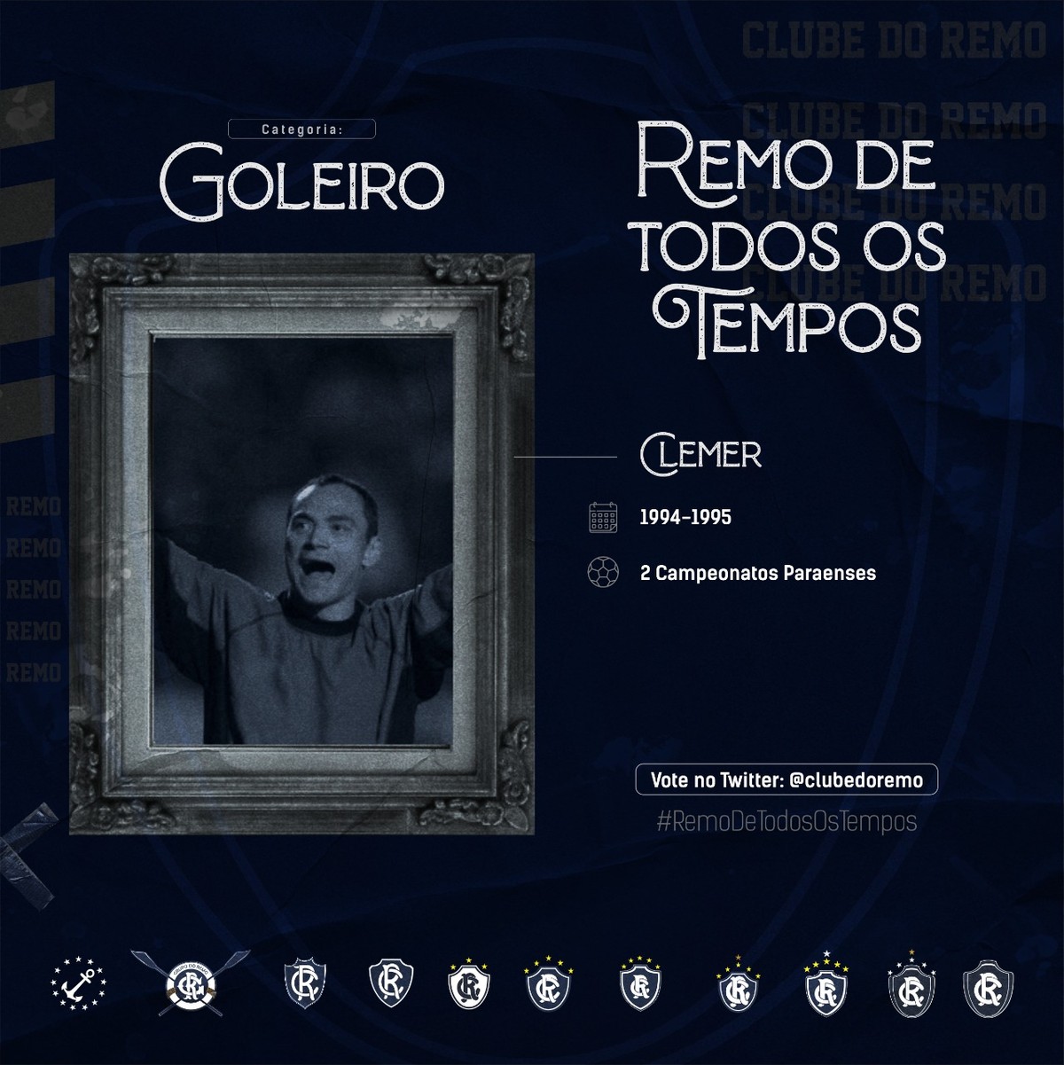 Torcida do Remo escolhe Clemer como o melhor goleiro da história ...