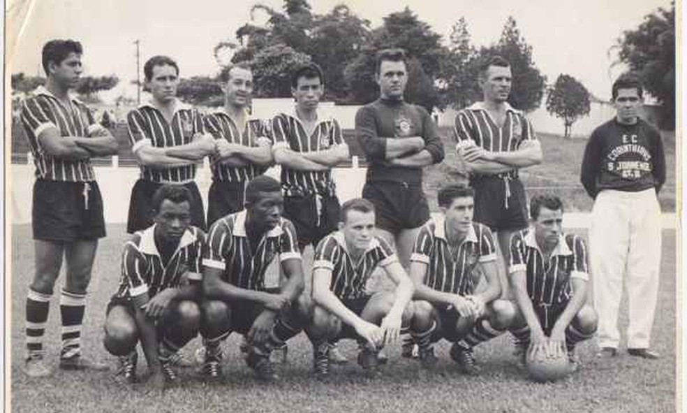 Sport Club Corinthians Sanjoanense enfrentou o Palmeiras de São João, mas rivalidade não repetiu a da Capital — Foto: Reprodução/www.leivinha.com.br