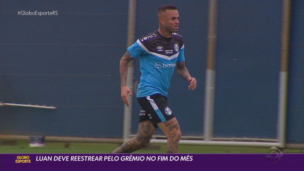 Luan deve reestrear pelo Grêmio no fim do mês