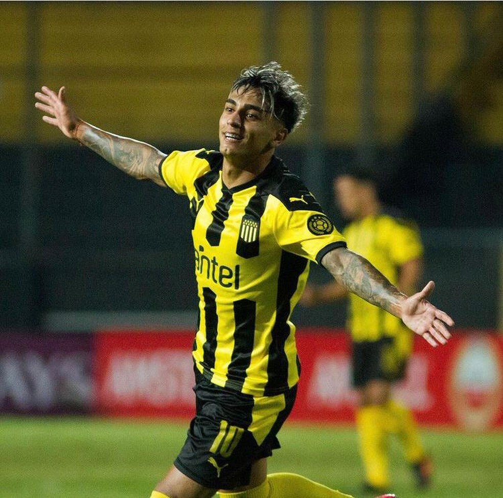 Facundo Torres, revelação do Penãrol — Foto: Reprodução do Instagram