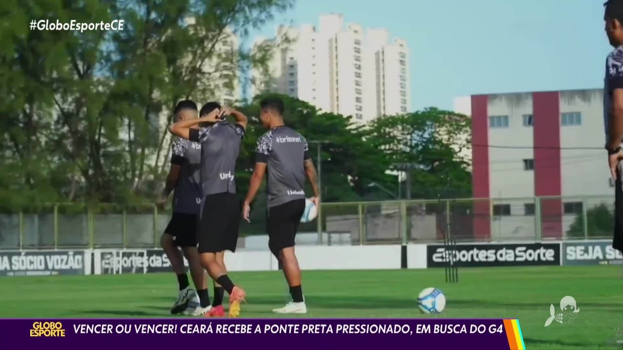 Ceará enfrenta a Ponte Preta pela Série B