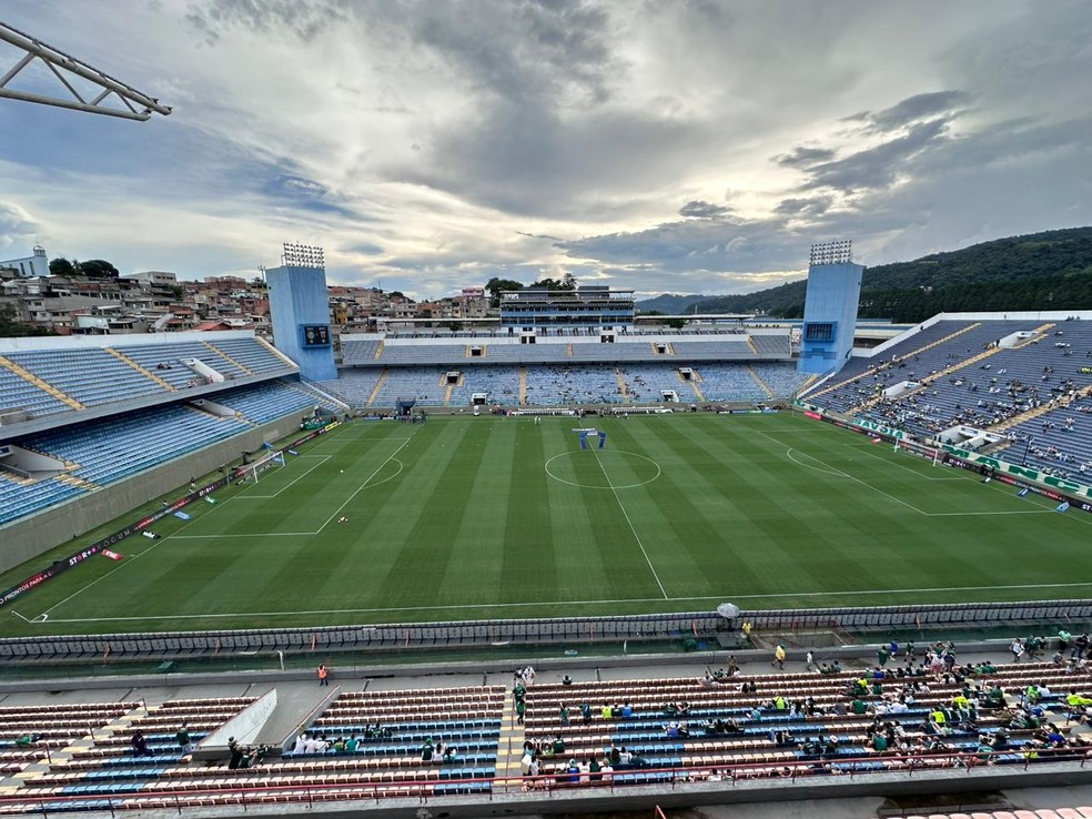 Arena Barueri para Palmeiras x Botafogo-SP — Foto: Thiago Ferri