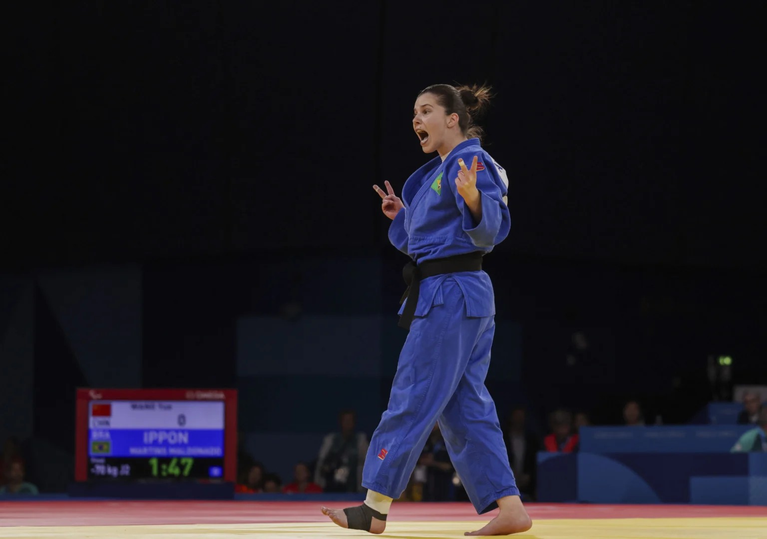 Alana Maldonado conquista o tetra mundial no judô paralímpico