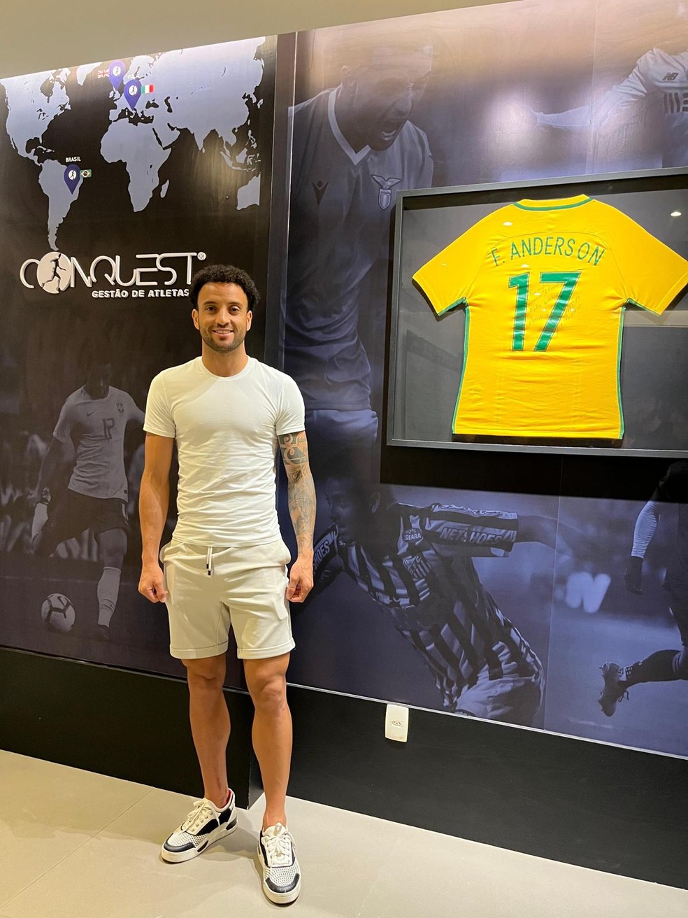 Felipe Anderson volta ao Palmeiras de olho em nova chance na Seleo  Foto: Acervo Pessoal