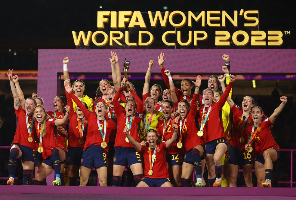 Espanha vence a Inglaterra e é campeã da Copa do Mundo feminina 2023 — Foto: Carl Recine / Reuters