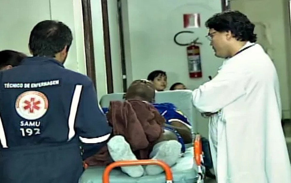 Ditinho passou mal no estádio e precisou tirar um dos rins — Foto: Reprodução/ TV Integração