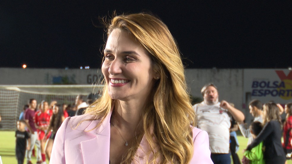 Michelle Ramalho celebra crescimento do Paraibano Feminino Sub-17 — Foto: TV Cabo Branco