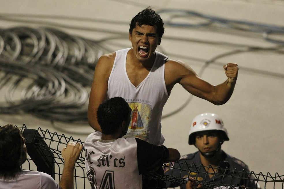 Felipe goleiro do Santos em 2010 — Foto:  Divulgação Santos FC