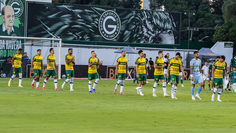 Cuiabá vence o Goiás na Série B — Foto: AssCom Dourado