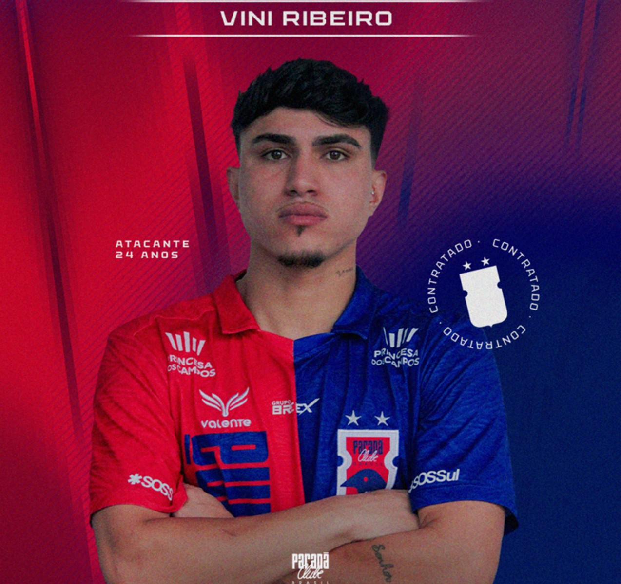 Paraná Clube anuncia a contratação de atacante ex-Coritiba para disputa da Copa Paraná