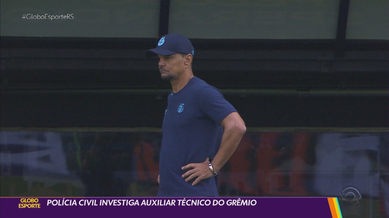 Grêmio afasta auxiliar técnico investigado por suspeitabets esporte clubeviolência contra a mulher