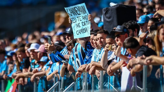 Média de público do Grêmio na Arena supera a do Palmeiras